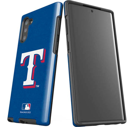 MLB Texas Rangers - Solid Distressed Galaxy Note 10 Pro Case