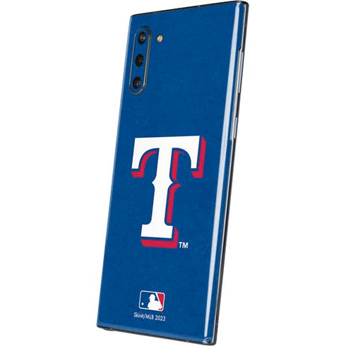 MLB Texas Rangers - Solid Distressed Galaxy Note 10 Skin