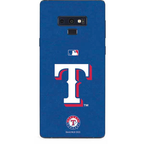MLB Texas Rangers - Solid Distressed Galaxy Note 9 Skin