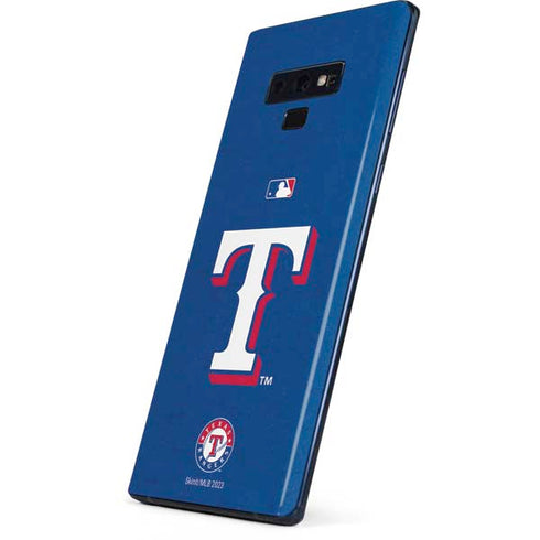 MLB Texas Rangers - Solid Distressed Galaxy Note 9 Skin