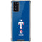 MLB Texas Rangers - Solid Distressed Galaxy Note20 5G Clear Case