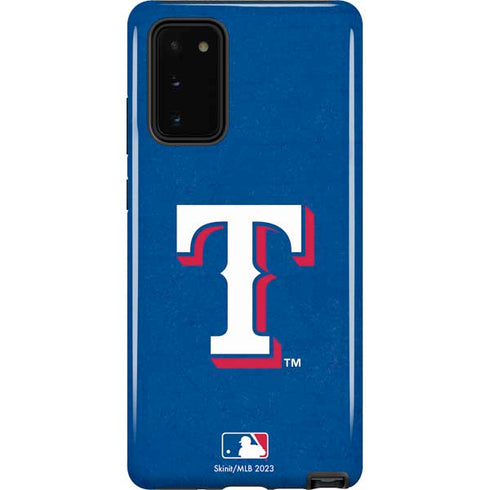 MLB Texas Rangers - Solid Distressed Galaxy Note20 5G Pro Case