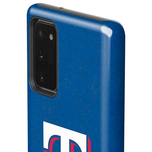 MLB Texas Rangers - Solid Distressed Galaxy Note20 5G Pro Case