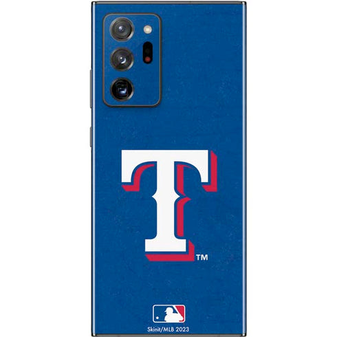 MLB Texas Rangers - Solid Distressed Galaxy Note20 Ultra 5G Skin