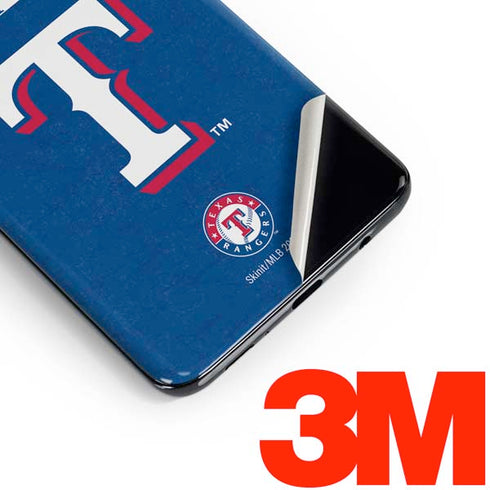 MLB Texas Rangers - Solid Distressed Galaxy S10 Plus Skin