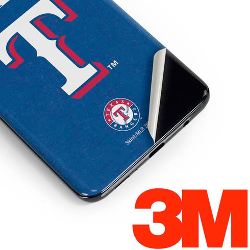MLB Texas Rangers - Solid Distressed Galaxy S10 Skin