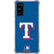 MLB Texas Rangers - Solid Distressed Galaxy S20 FE Clear Case