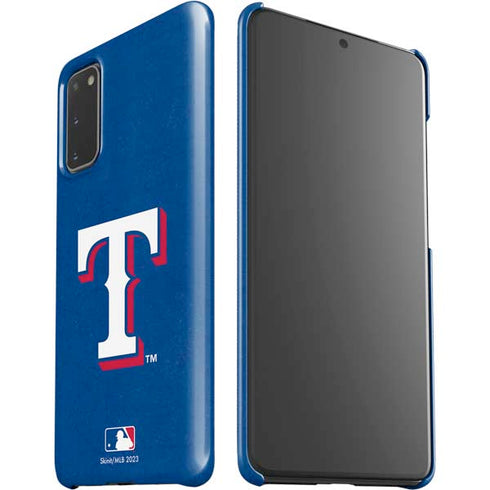MLB Texas Rangers - Solid Distressed Galaxy S20 Lite Case