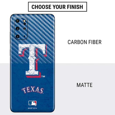 MLB Texas Rangers - Solid Distressed Galaxy S20 Plus Skin