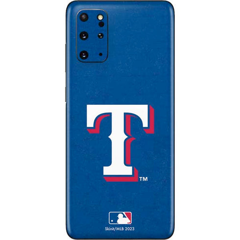 MLB Texas Rangers - Solid Distressed Galaxy S20 Plus Skin