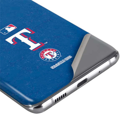 MLB Texas Rangers - Solid Distressed Galaxy S20 Ultra 5G Skin