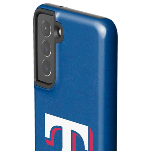 MLB Texas Rangers - Solid Distressed Galaxy S21 5G Pro Case