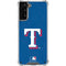 MLB Texas Rangers - Solid Distressed Galaxy S21 Plus 5G Clear Case