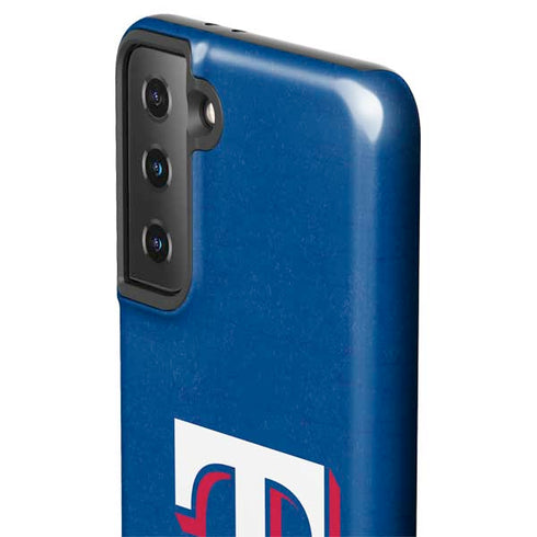 MLB Texas Rangers - Solid Distressed Galaxy S21 Plus 5G Pro Case