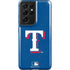 MLB Texas Rangers - Solid Distressed Galaxy S21 Ultra 5G Pro Case