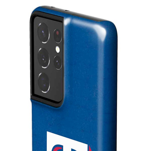MLB Texas Rangers - Solid Distressed Galaxy S21 Ultra 5G Pro Case