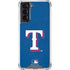 MLB Texas Rangers - Solid Distressed Galaxy S22 Clear Case