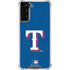 MLB Texas Rangers - Solid Distressed Galaxy S22 Plus Clear Case