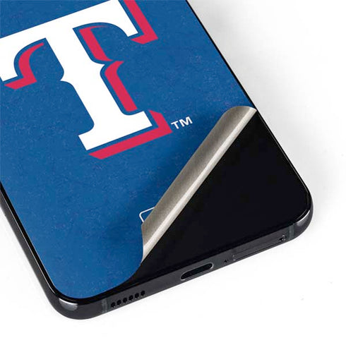 MLB Texas Rangers - Solid Distressed Galaxy S22 Plus Skin