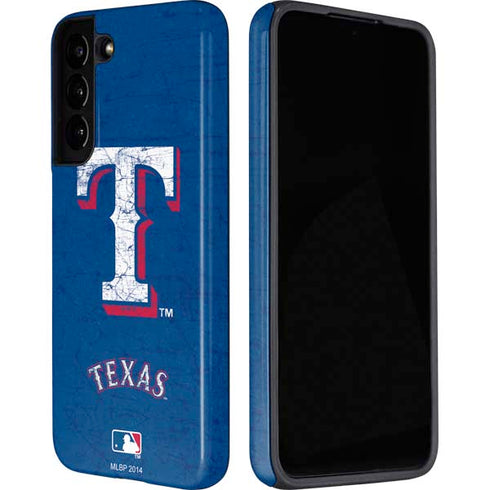 MLB Texas Rangers - Solid Distressed Galaxy S22 Pro Case