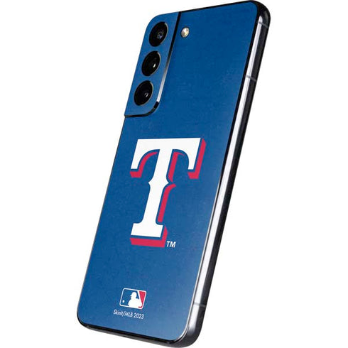 MLB Texas Rangers - Solid Distressed Galaxy S22 Skin