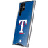 MLB Texas Rangers - Solid Distressed Galaxy S22 Ultra Clear Case