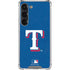 MLB Texas Rangers - Solid Distressed Galaxy S23 Clear Case