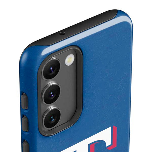 MLB Texas Rangers - Solid Distressed Galaxy S23 Plus Pro Case