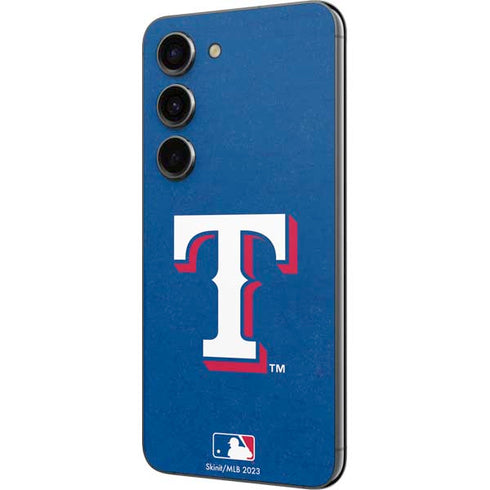 MLB Texas Rangers - Solid Distressed Galaxy S23 Skin
