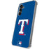 MLB Texas Rangers - Solid Distressed Galaxy S24 Plus Clear Case