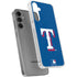 MLB Texas Rangers - Solid Distressed Galaxy S24 Plus Clear Case