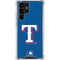 MLB Texas Rangers - Solid Distressed Galaxy S24 Ultra Clear Case