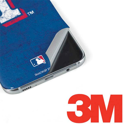 MLB Texas Rangers - Solid Distressed Galaxy S8 Skin