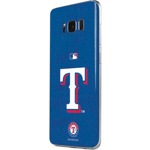 MLB Texas Rangers - Solid Distressed Galaxy S8 Skin