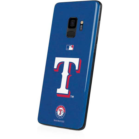 MLB Texas Rangers - Solid Distressed Galaxy S9 Skin