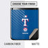 MLB Texas Rangers - Solid Distressed Galaxy Z Flip Skin