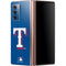 MLB Texas Rangers - Solid Distressed Galaxy Z Fold2 5G Skin