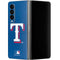 MLB Texas Rangers - Solid Distressed Galaxy Z Fold4 5G Skin