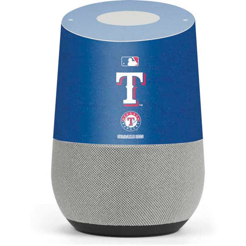 MLB Texas Rangers - Solid Distressed Google Home Skin