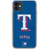 MLB Texas Rangers - Solid Distressed iPhone 11 Clear Case