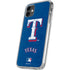 MLB Texas Rangers - Solid Distressed iPhone 11 Clear Case