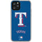 MLB Texas Rangers - Solid Distressed iPhone 11 Pro Clear Case