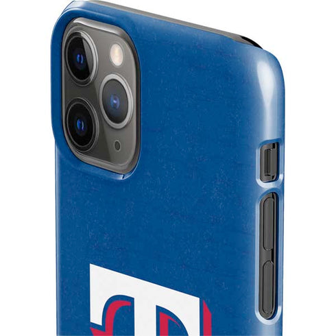 MLB Texas Rangers - Solid Distressed iPhone 11 Pro Lite Case