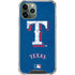 MLB Texas Rangers - Solid Distressed iPhone 11 Pro Max Clear Case
