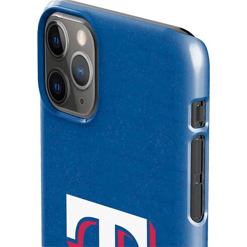 MLB Texas Rangers - Solid Distressed iPhone 11 Pro Max Lite Case