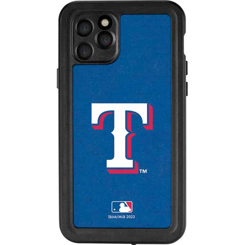 MLB Texas Rangers - Solid Distressed iPhone 11 Pro Waterproof Case