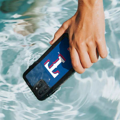 MLB Texas Rangers - Solid Distressed iPhone 11 Pro Waterproof Case