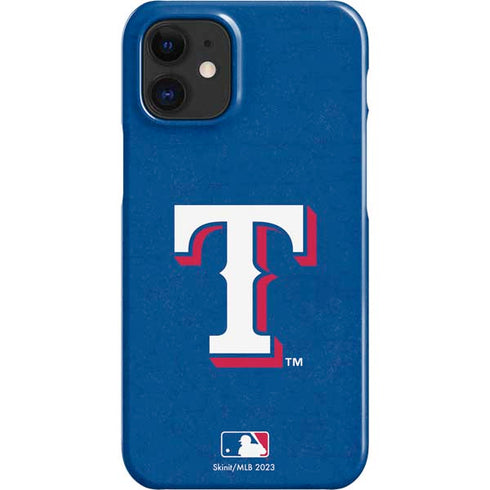 MLB Texas Rangers - Solid Distressed iPhone 12 Mini Lite Case