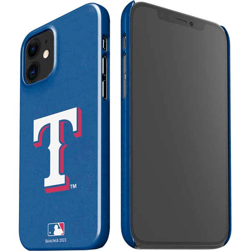 MLB Texas Rangers - Solid Distressed iPhone 12 Mini Lite Case