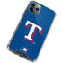 MLB Texas Rangers - Solid Distressed iPhone 12 Pro Clear Case
